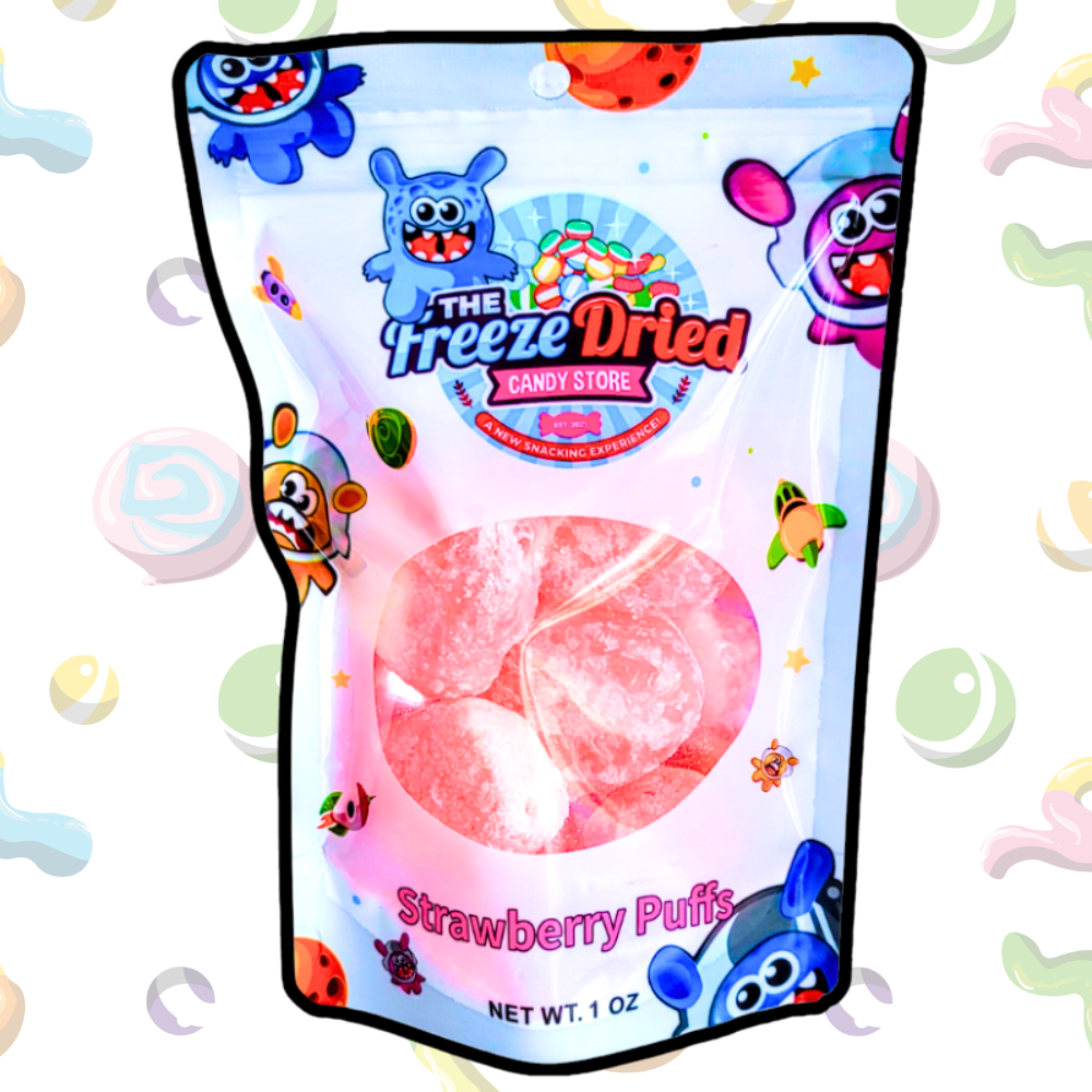 Freeze Dried Candy - Freeze Dried Strawberry Puffs – The Freeze