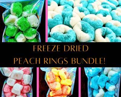 Peach Rings Bundle - The Freeze Dried Candy Store