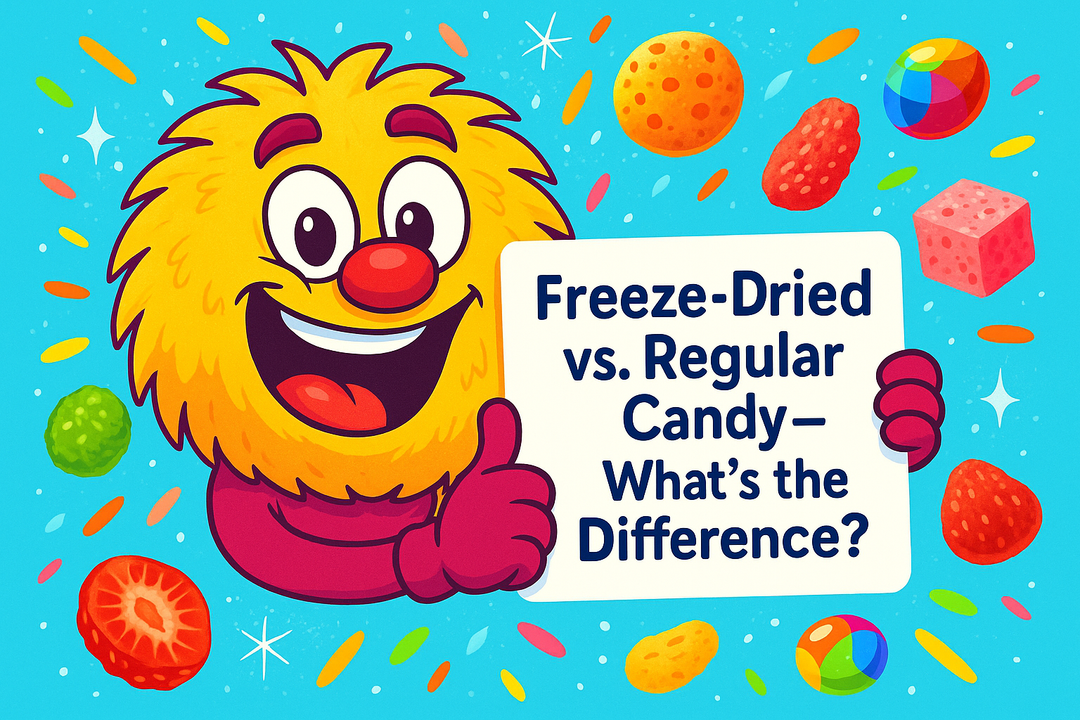 🍬 Freeze‑Dried vs. Regular Candy – What’s the Difference?