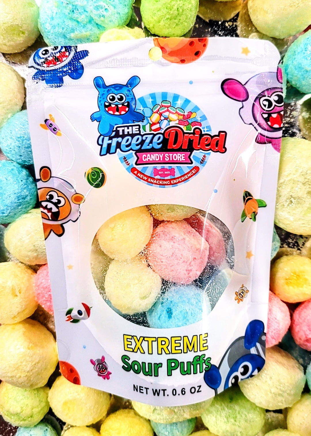 Freeze Dried Candy - EXTREME SOUR PUFFS!!! – The Freeze Dried Candy Store