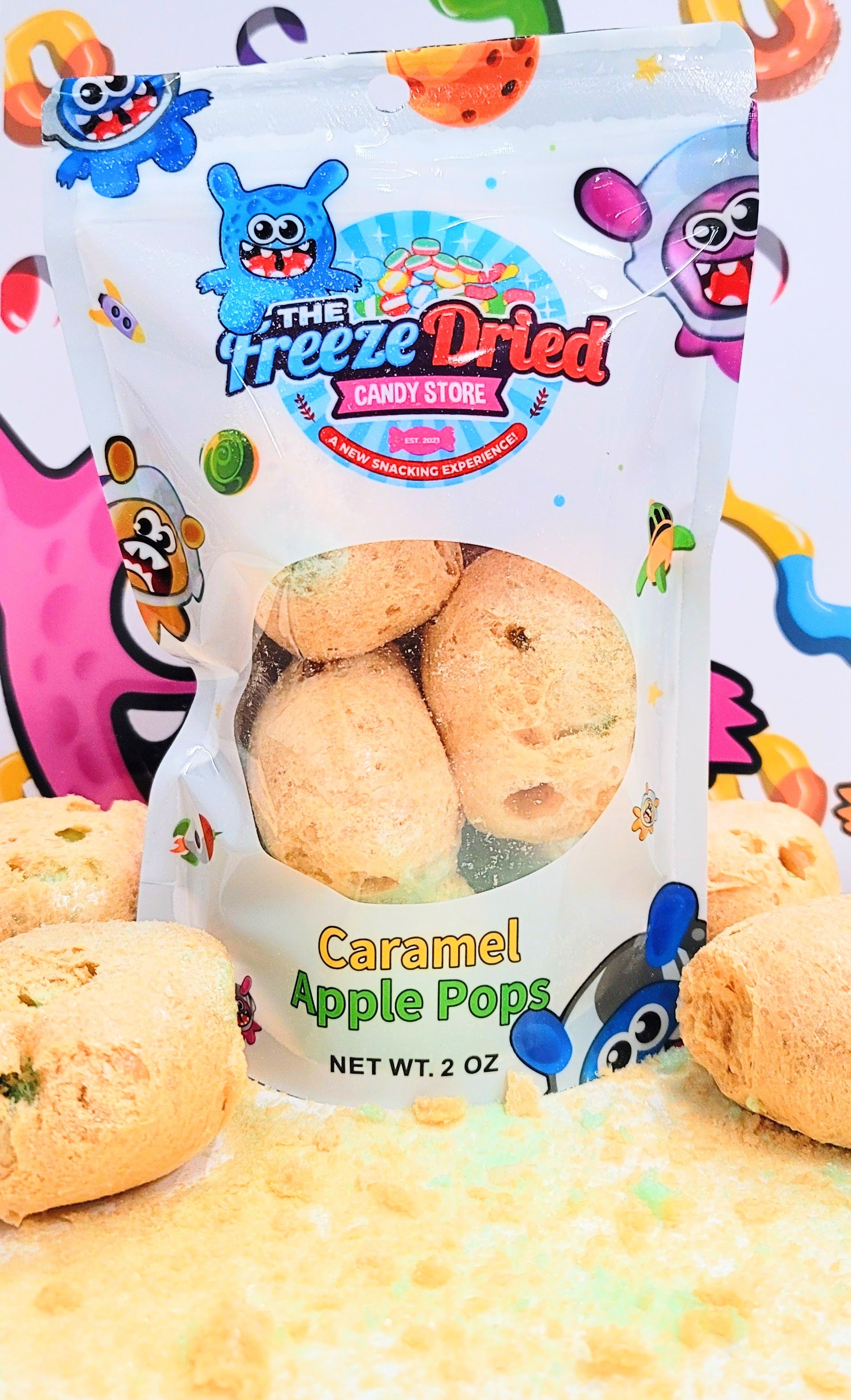 Freeze Dried Candy - Freeze Dried Cotton Candy Salt Water Taffy